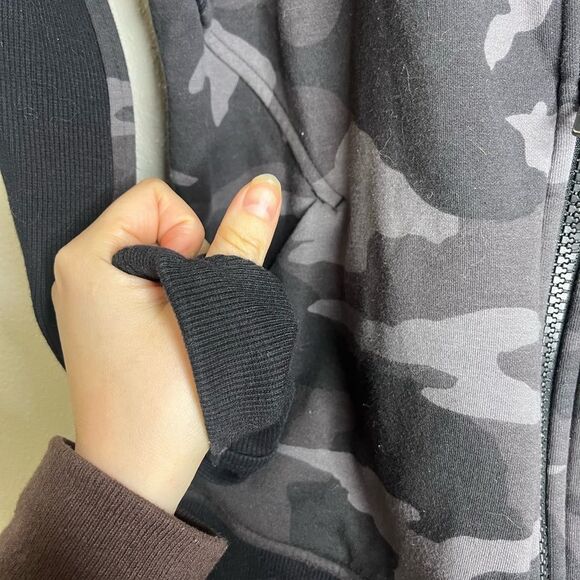 Athleta Black and Gray Camo Jacket - Picture 6 of 11